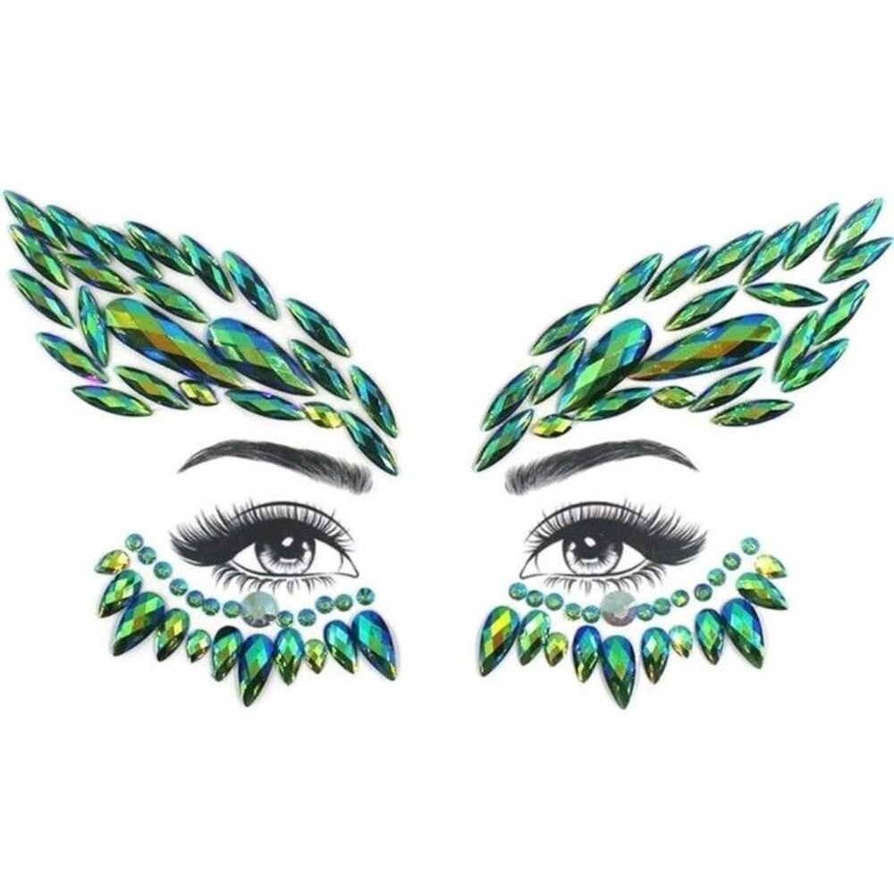 TOPZ Face Gems Jewels Stickers Festival Body Jewelry Costume Sparkle Gems